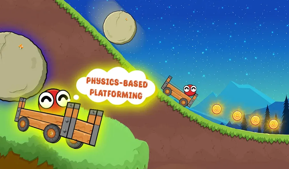 Bounce Ball 6: Roller Ball 6 MOD APK на Android — Безлимитные жизни и открыты все уровни — скриншот 3