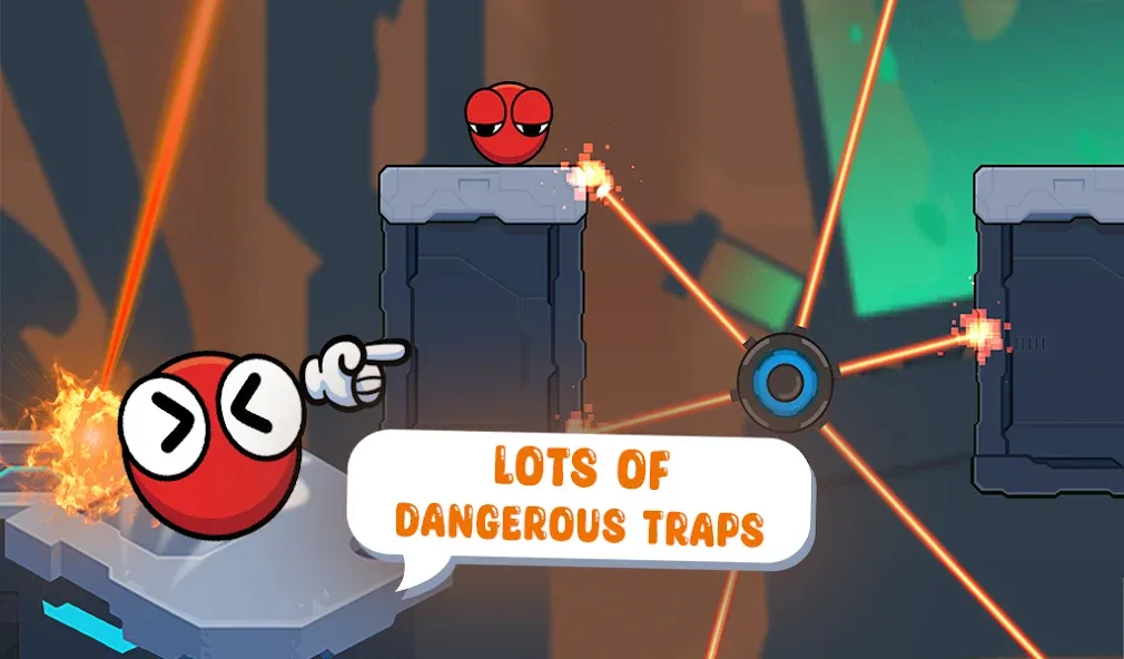 Bounce Ball 6: Roller Ball 6 MOD APK на Android — Безлимитные жизни и открыты все уровни — скриншот 4