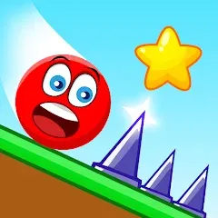 Взлом Red Ball Roller — Бесконечные жизни и все уровни открыты