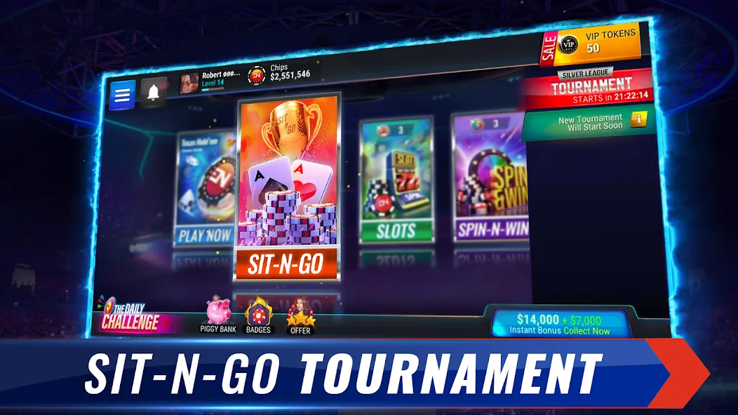 Poker Legends - Texas Hold'em на Андроид — Безлимитные фишки и премиум разблокирован — скриншот 5