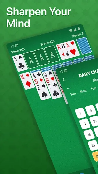 Скачать Solitaire - Classic Card Game на Android — Без рекламы и подсказки доступны — скриншот 2