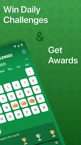 Скачать Solitaire - Classic Card Game на Android — Без рекламы и подсказки доступны — скриншот 3