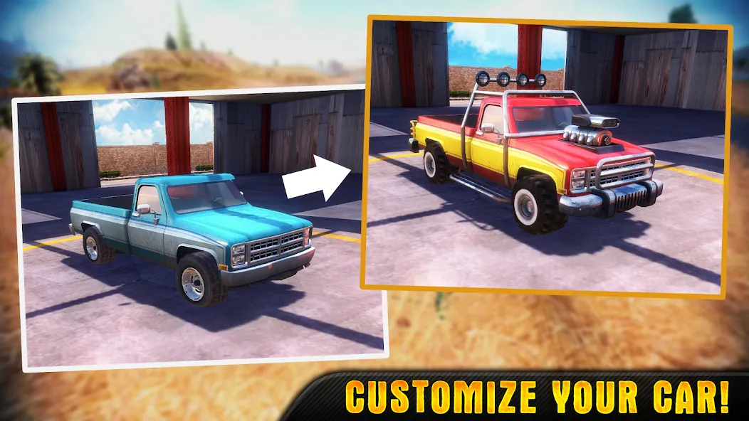 OTR - Offroad Car Driving Game MOD APK на Android — Безлимитные деньги и топливо — скриншот 2