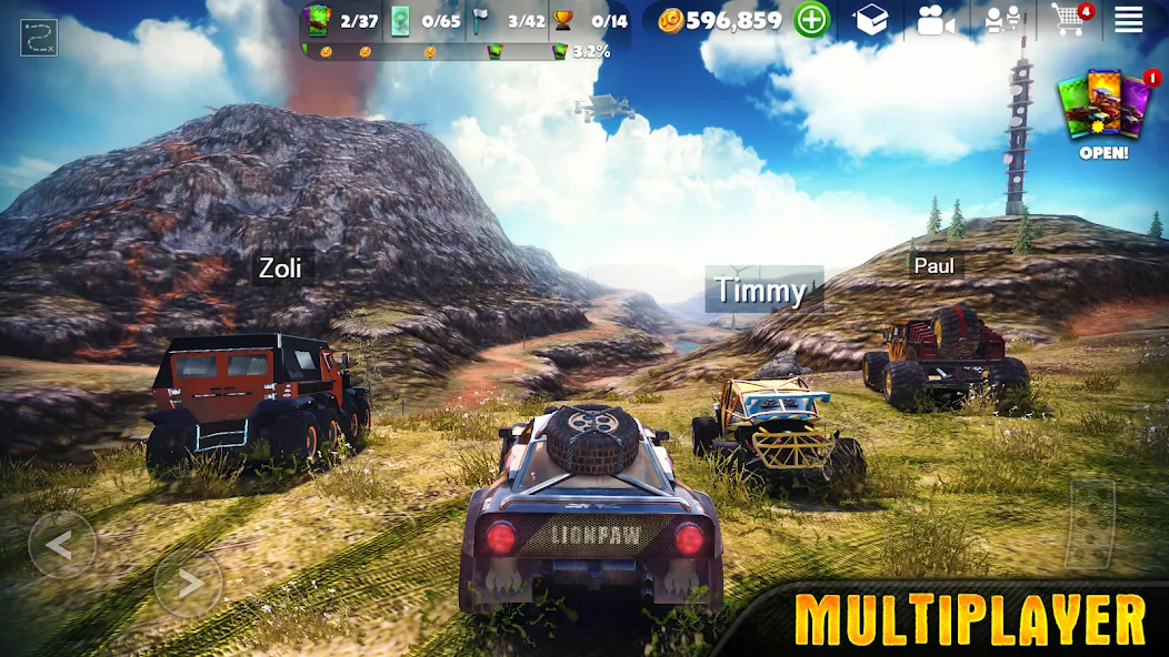 OTR - Offroad Car Driving Game MOD APK на Android — Безлимитные деньги и топливо — скриншот 3