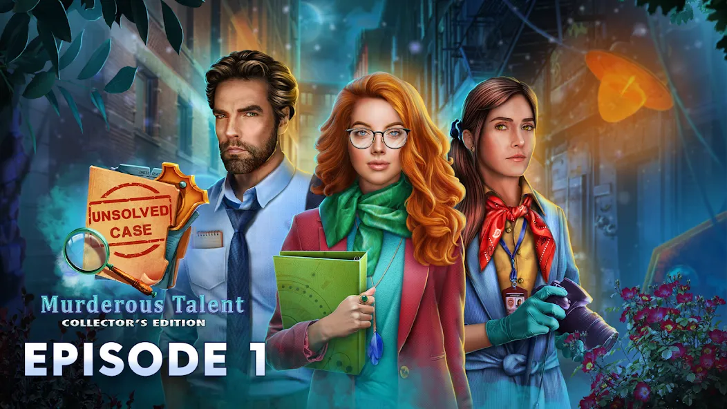 Скачать Unsolved Case: Episode 1 f2p (Мод: Бесплатный доступ и открытые уровни) на Андроид — скриншот 1