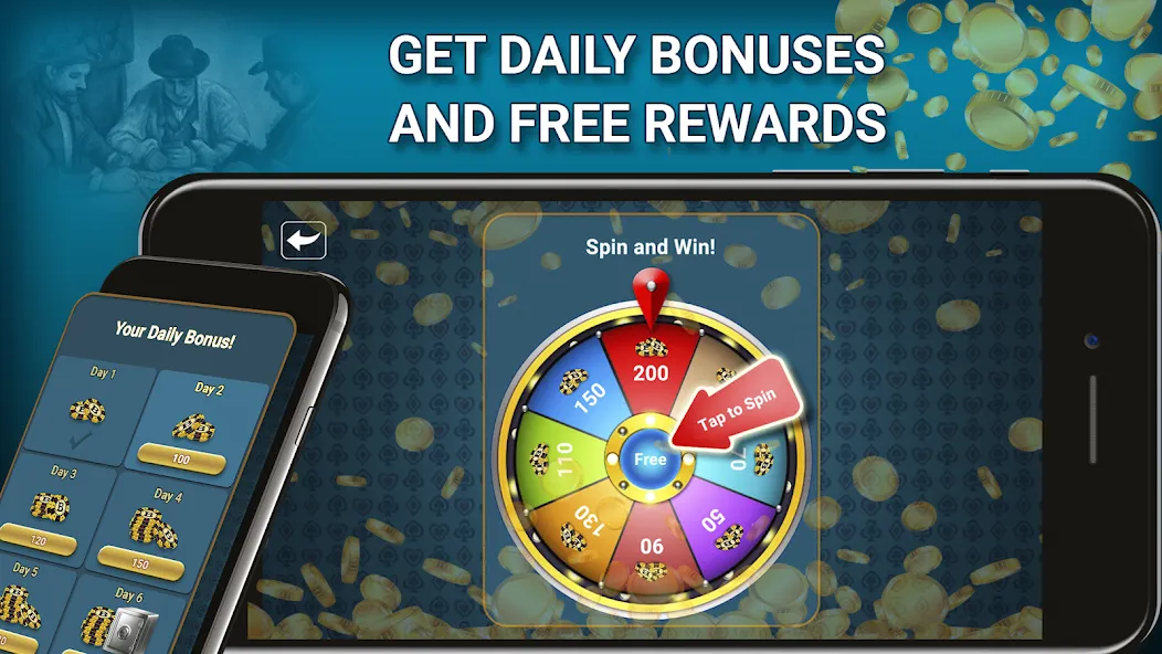 Blot Belote Coinche Online Mod APK Безлимитные монеты и подсказки — Скачать на Андроид — скриншот 4