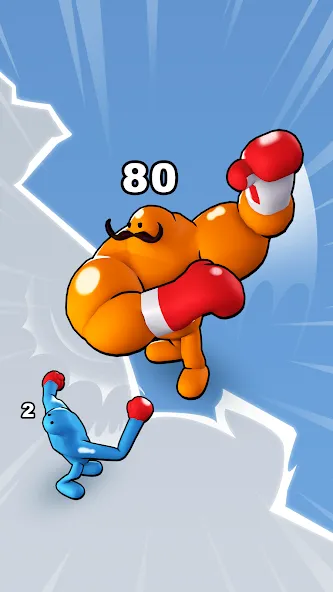 Скачать Punchy Race: Run & Fight Game — Последняя версия (Безлимитные деньги и энергия) — скриншот 1