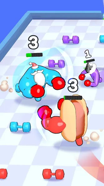 Скачать Punchy Race: Run & Fight Game — Последняя версия (Безлимитные деньги и энергия) — скриншот 4