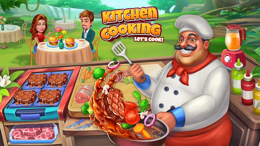 Скачать Food Cooking: Chef Restaurant на Android — Безлимитные деньги и все блюда открыты — скриншот 1