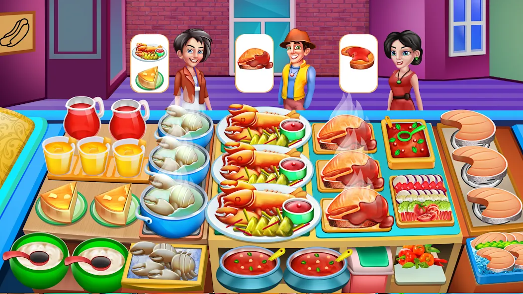 Скачать Cooking Food: Time Management на телефон — Безлимитные монеты и энергия — скриншот 4