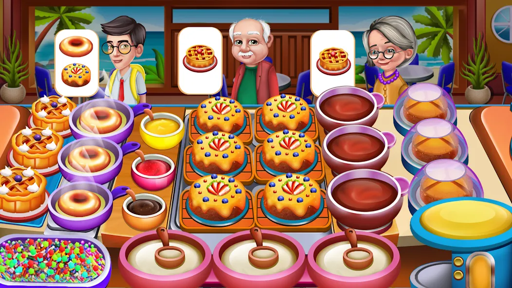 Скачать Cooking Food: Time Management на телефон — Безлимитные монеты и энергия — скриншот 5