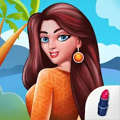Скачать Fashion Stylist Makeup Dressup MOD APK — Безлимитные деньги и все наряды
