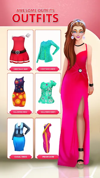Скачать Girls Dress Up: Makeup Games — Безлимитные монеты и все наряды — скриншот 4 Скачать Girls Dress Up: Makeup Games — Безлимитные монеты и все наряды — скриншот 4