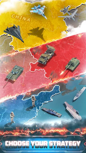 Скачать Conflict of Nations: WW3 (Мод: Безлимитные ресурсы и ускоренное развитие) на Андроид — скриншот 4 Скачать Conflict of Nations: WW3 (Мод: Безлимитные ресурсы и ускоренное развитие) на Андроид — скриншот 4