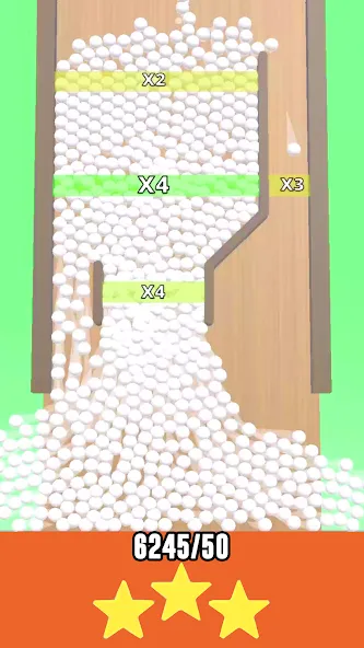 Bounce and collect MOD — Безлимитные мячи и легкий сбор на Андроид — скриншот 5