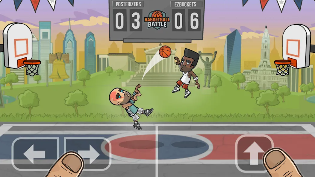 Скачать взломанную Basketball Battle — Безлимитные монеты и энергия — скриншот 1