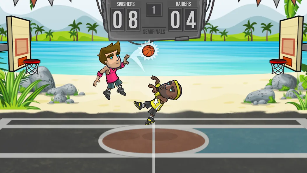 Скачать взломанную Basketball Battle — Безлимитные монеты и энергия — скриншот 3