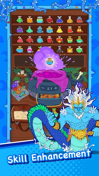 Dicey Elementalist MOD APK — Безлимитные ресурсы и усиленные способности — скриншот 4