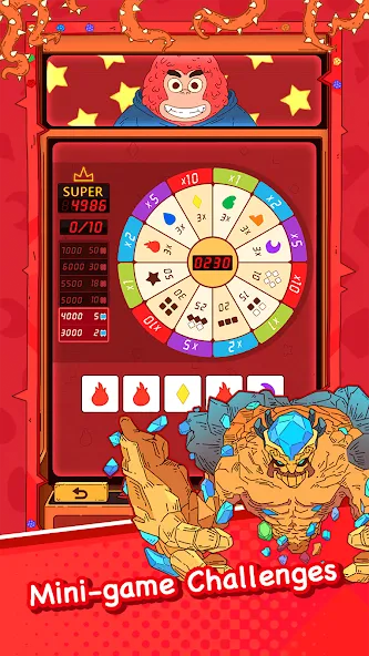 Dicey Elementalist MOD APK — Безлимитные ресурсы и усиленные способности — скриншот 5