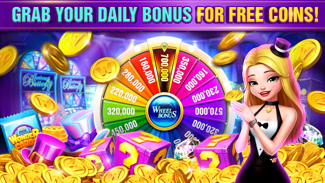 Скачать взлом DoubleU Casino™ - Vegas Slots на Андроид — Безлимитные монеты и бонусы — скриншот 2