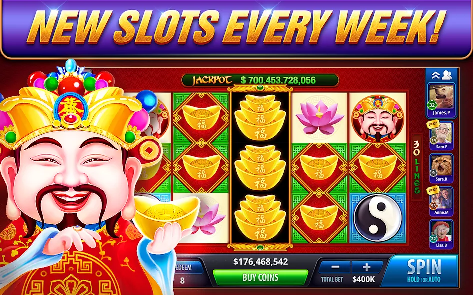 Взлом Take 5 Vegas Casino Slot Games — Безлимитные монеты и бонусы — скриншот 5