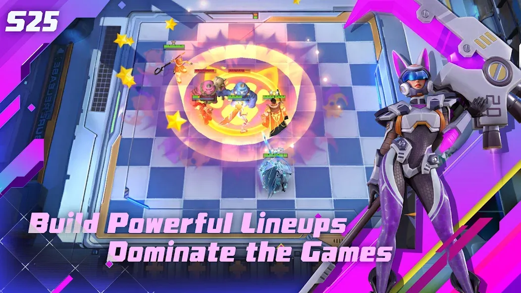 Auto Chess — Взломанная версия (Безлимитные ресурсы и усиленные герои) — скриншот 3