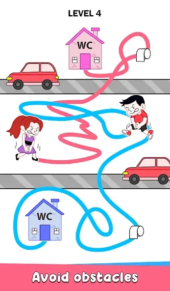 Скачать Toilet Rush Race: Draw Puzzle на телефон — Без рекламы и все уровни открыты — скриншот 4