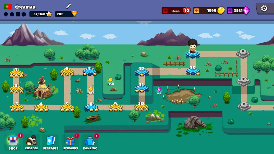 Dreamau Adventures MOD APK — Неограниченные ресурсы и бонусы — скриншот 1