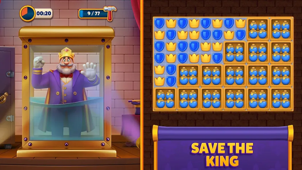 Скачать Royal Match MOD APK — Безлимитные жизни и ходы — скриншот 1 Скачать Royal Match MOD APK — Безлимитные жизни и ходы — скриншот 1