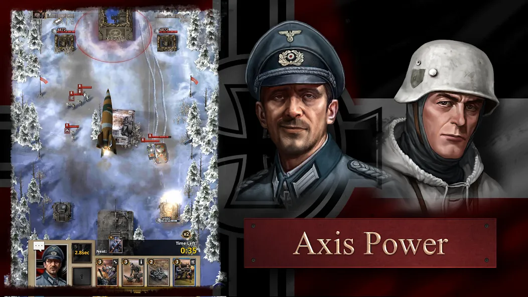 Road to Valor: World War II на Андроид — Безлимитные ресурсы и усиленные войска — скриншот 2