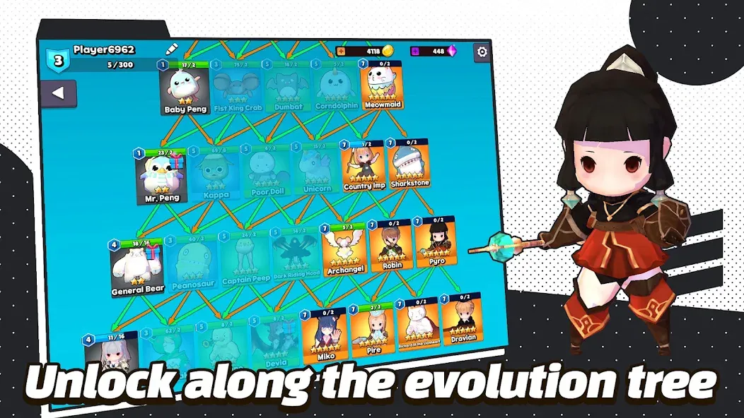 Скачать Magical Monster.io : Evolution — Последняя версия (Безлимитные ресурсы и быстрая эволюция) — скриншот 2