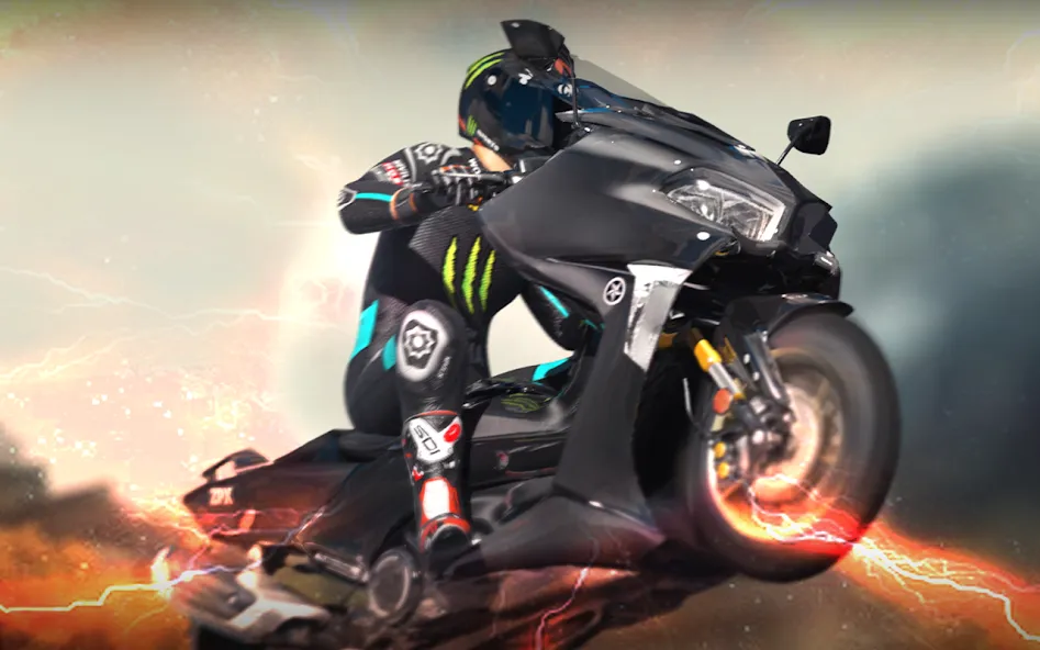 Скачать взломанную Real Moto Traffic — Много денег и все мотоциклы — скриншот 2