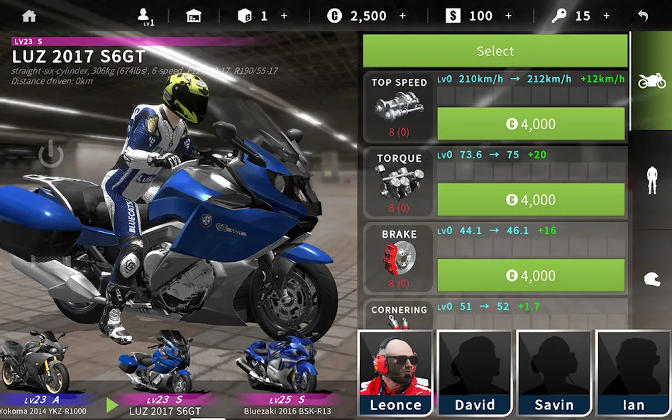 Скачать взломанную Real Moto Traffic — Много денег и все мотоциклы — скриншот 3