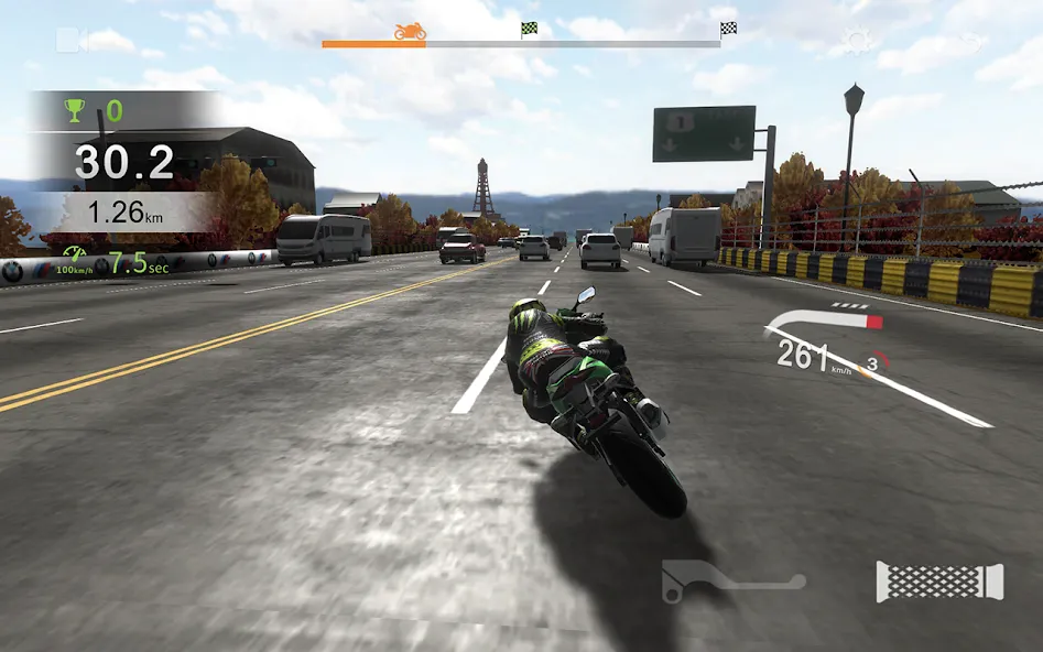 Скачать взломанную Real Moto Traffic — Много денег и все мотоциклы — скриншот 4