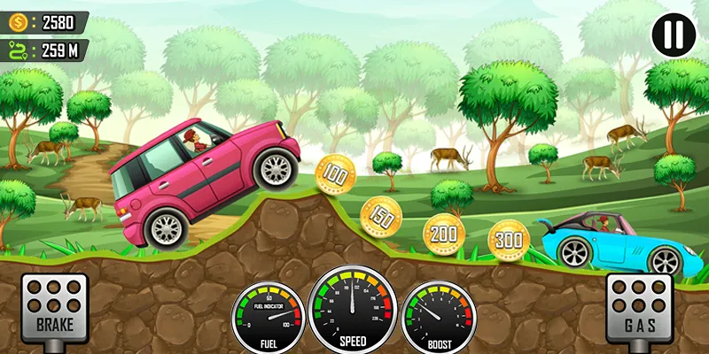Racing the Hill MOD — Безлимитные деньги и мощные машины на Андроид — скриншот 3 Racing the Hill MOD — Безлимитные деньги и мощные машины на Андроид — скриншот 3
