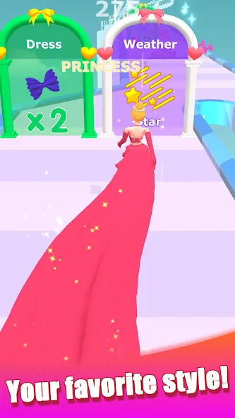 Скачать взлом Dancing Dress - Fashion Girl на Андроид — Безлимитные монеты и открыты все наряды — скриншот 3