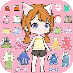 YOYO Doll Anime Dress Up Game Mod APK Открыты все наряды и аксессуары — Скачать на Андроид