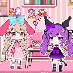 Скачать взломанную YOYO Doll School life Dress up — Безлимитные деньги и все наряды