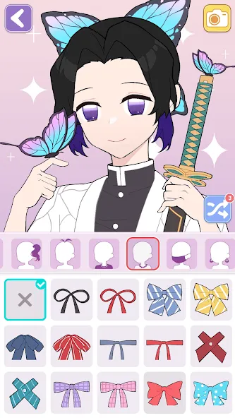 Скачать Vlinder Avatar Maker: dress up с модом — Безлимитные монеты и все наряды — скриншот 4