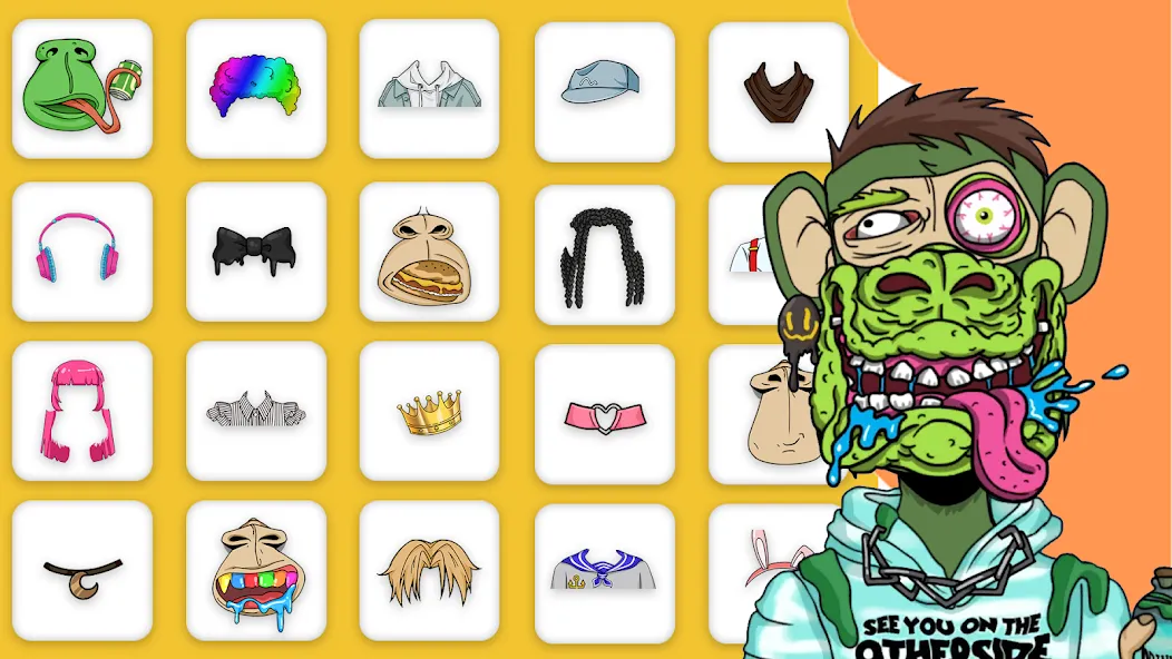 Скачать Bored Ape Creator - NFT Art MOD APK — Открыты все функции редактора — скриншот 1