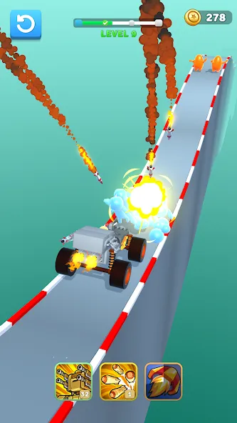 Скачать Drive & Survive на Android — Безлимитные деньги и улучшенные машины — скриншот 3