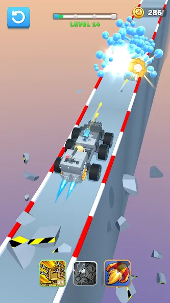 Скачать Drive & Survive на Android — Безлимитные деньги и улучшенные машины — скриншот 5