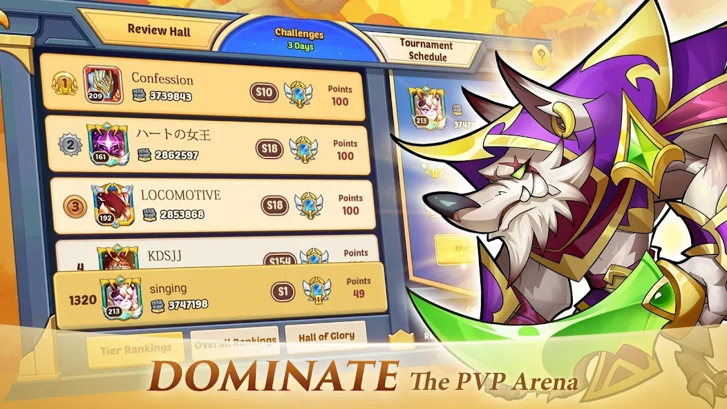 Idle Heroes Mod APK Безлимитные ресурсы и усиленные герои — Скачать на Андроид — скриншот 4