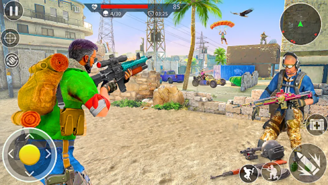 Скачать Elite Commando Shooting Games на Андроид — Безлимитные патроны и оружие открыто — скриншот 5