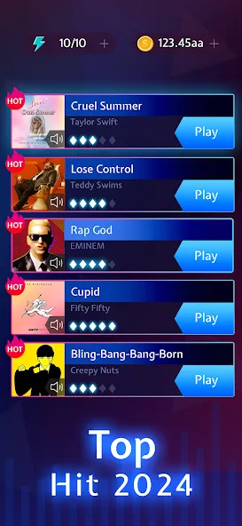 Скачать взлом Beat Mania: Music Dash Dance на Андроид — Разблокированы все песни и уровни — скриншот 2