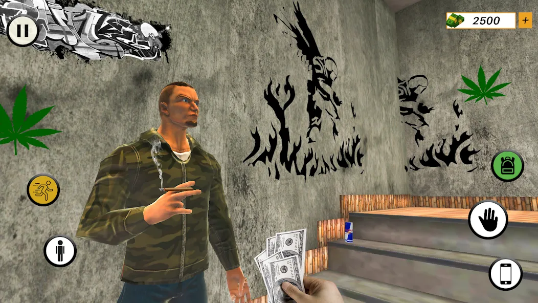 Скачать Drug Mafia 3d Weed Mafia Games на телефон — Безлимитные деньги и оружие — скриншот 2