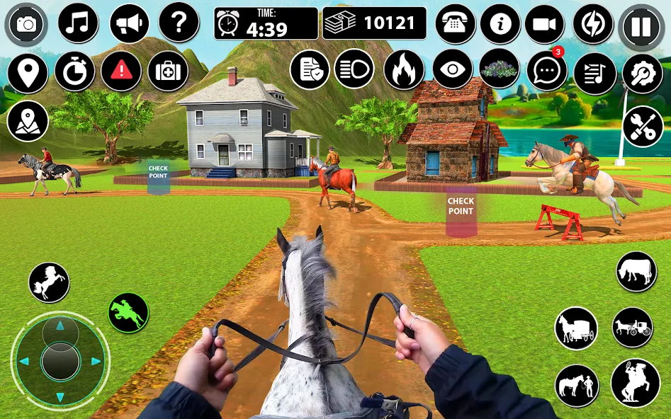 Horse Cart Taxi Transport Game — Безлимитные деньги и транспорт — скриншот 2