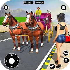 Horse Cart Taxi Transport Game — Безлимитные деньги и транспорт