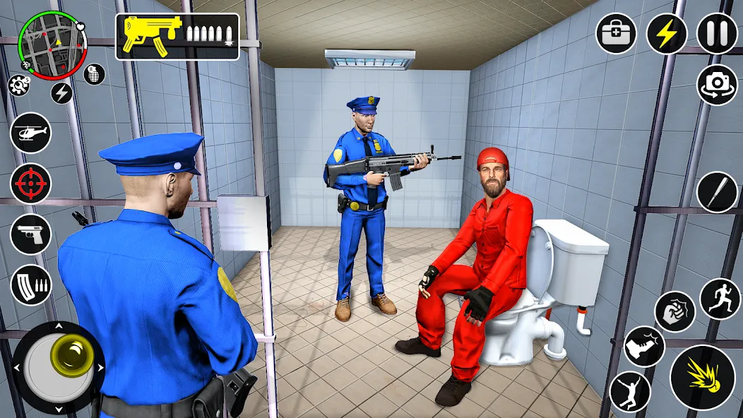 Grand Jailbreak Prison Escape MOD APK на Android — Без рекламы и много денег — скриншот 4