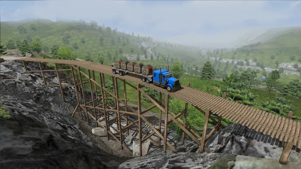Скачать Universal Truck Simulator — Безлимитные деньги и топливо — скриншот 1